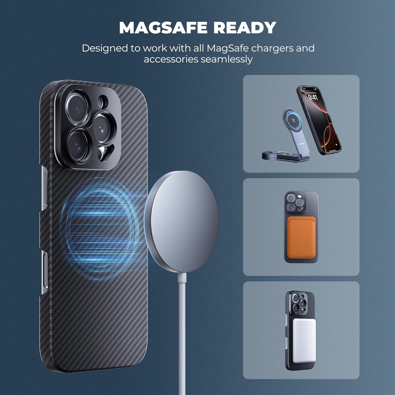 FREEWELL Pro Filmmaker Case for iPhone 16 Pro Max - 17mm Lens & Magnetic Filter Mount Black