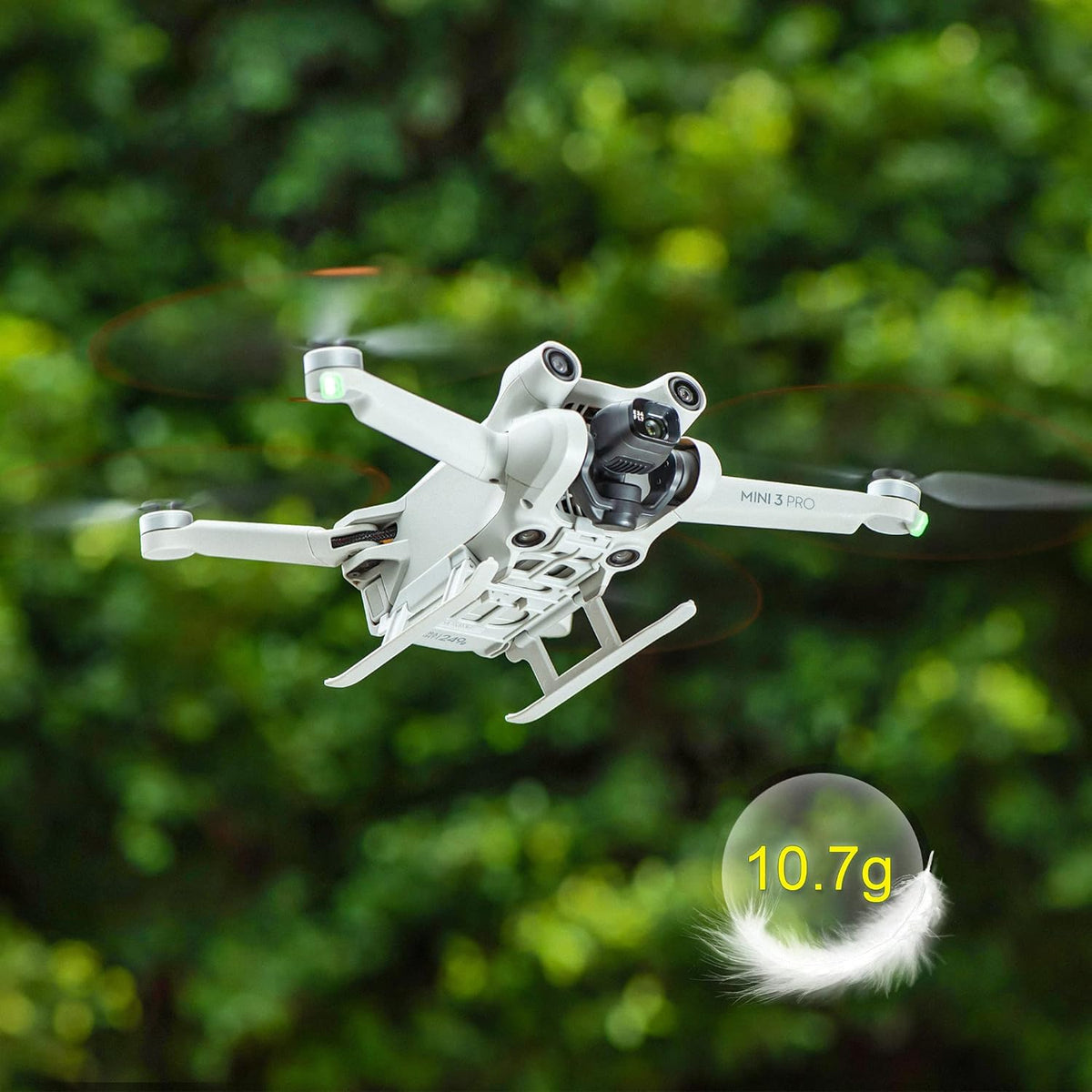 Foldable Extended Landing Gear Legs for DJI Mini 3 Pro (view 6)