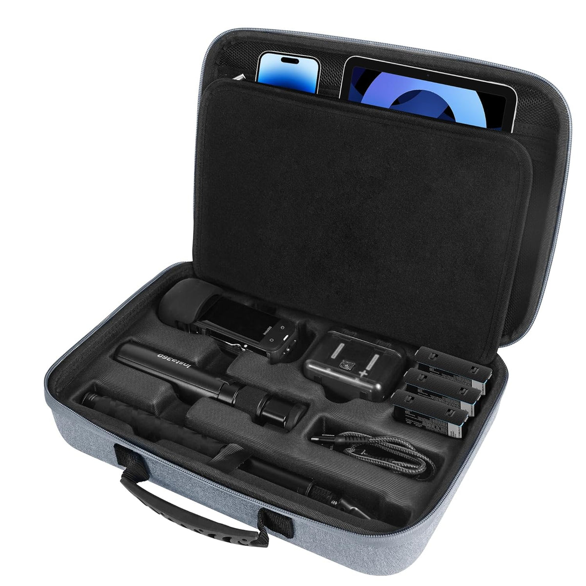 Cynova Hard Shell Carrying Case for Insta360 X4 and Accessories (view 2)
