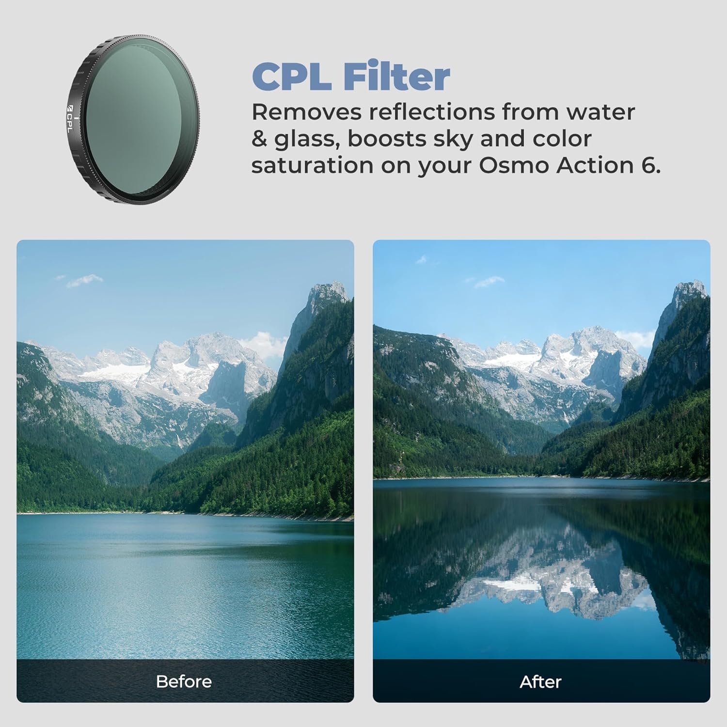 Freewell CPL Filter for DJl Osmo Action 6