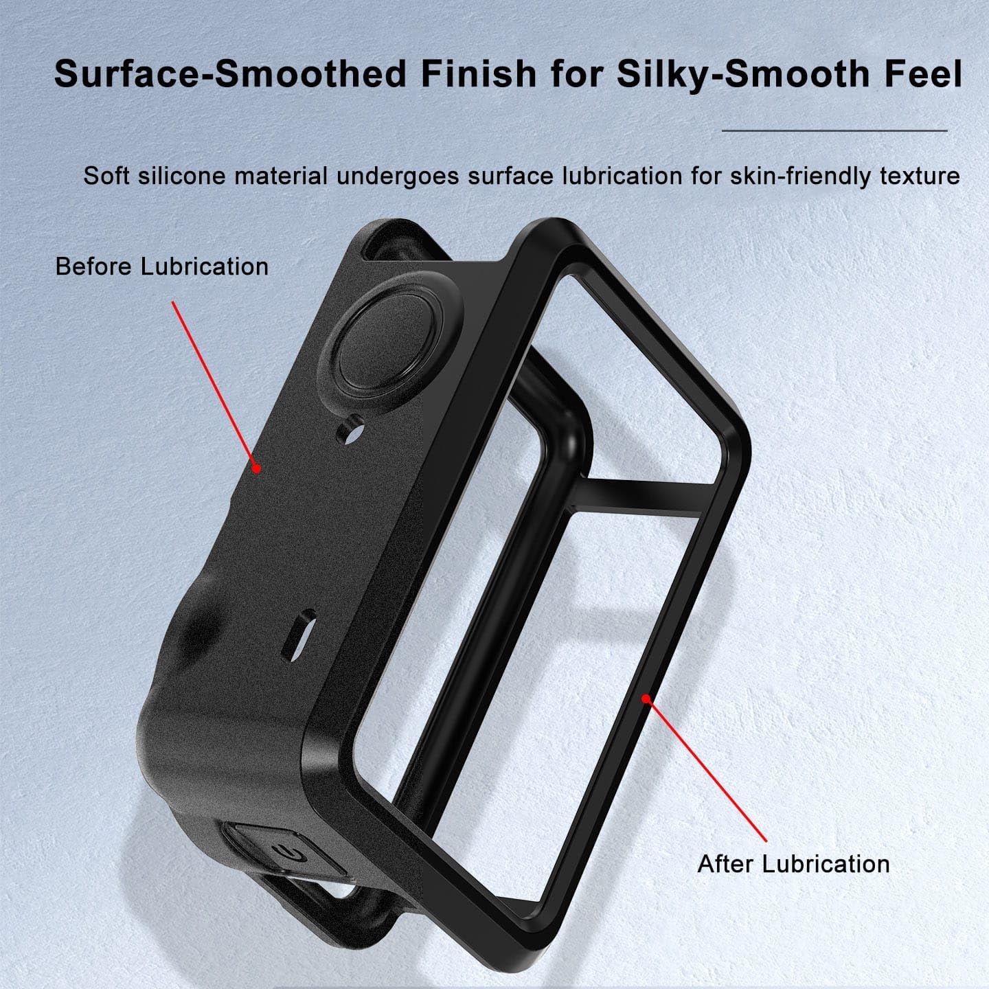 Getzget Silicone Cover for DJI Action 6 Camera 