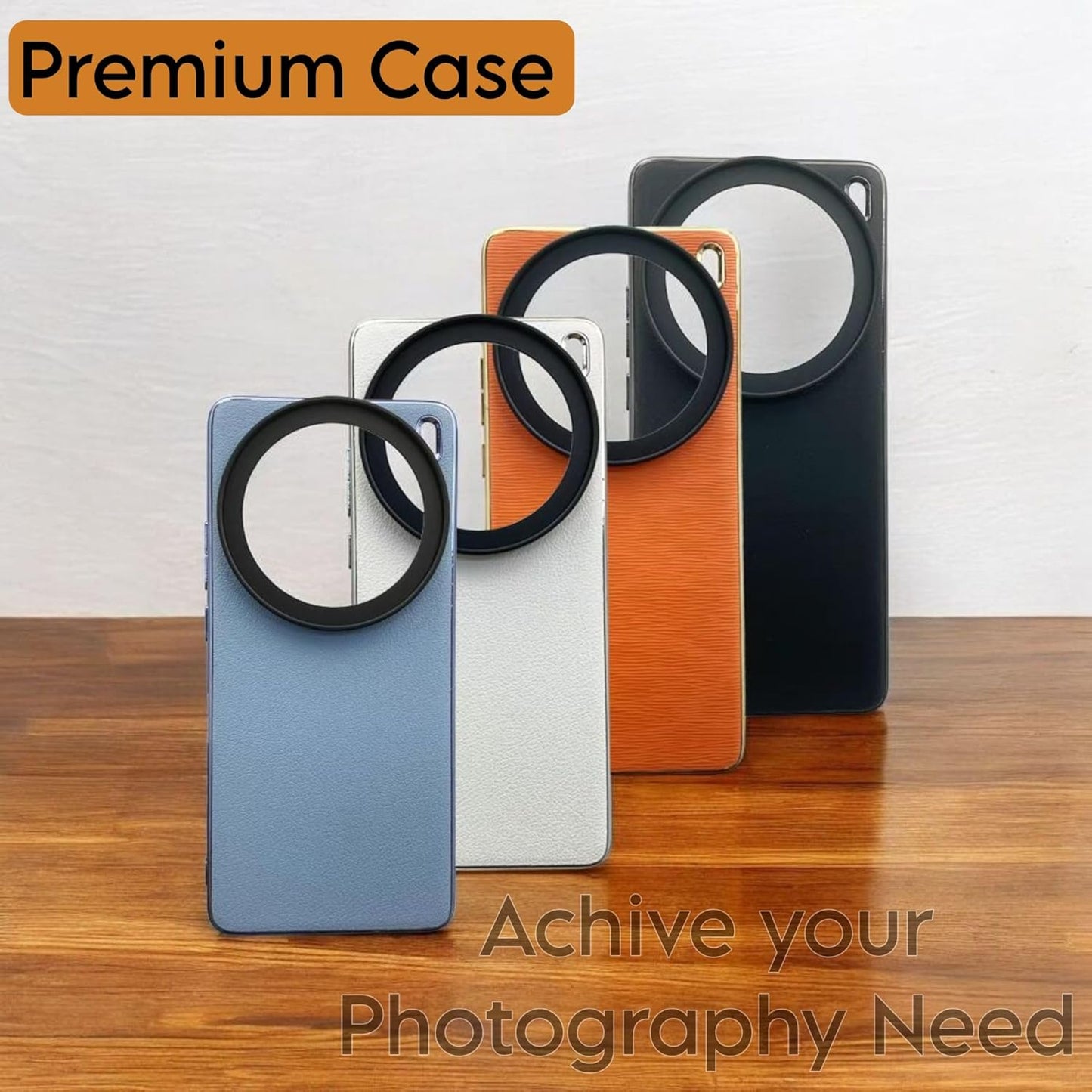 Phone Case For Vivo X 90 Pro with Lens Cap Cover Attachable 67mm ND Filter Lens Slot Accessories (Black) (Vivo X 90 Pro)