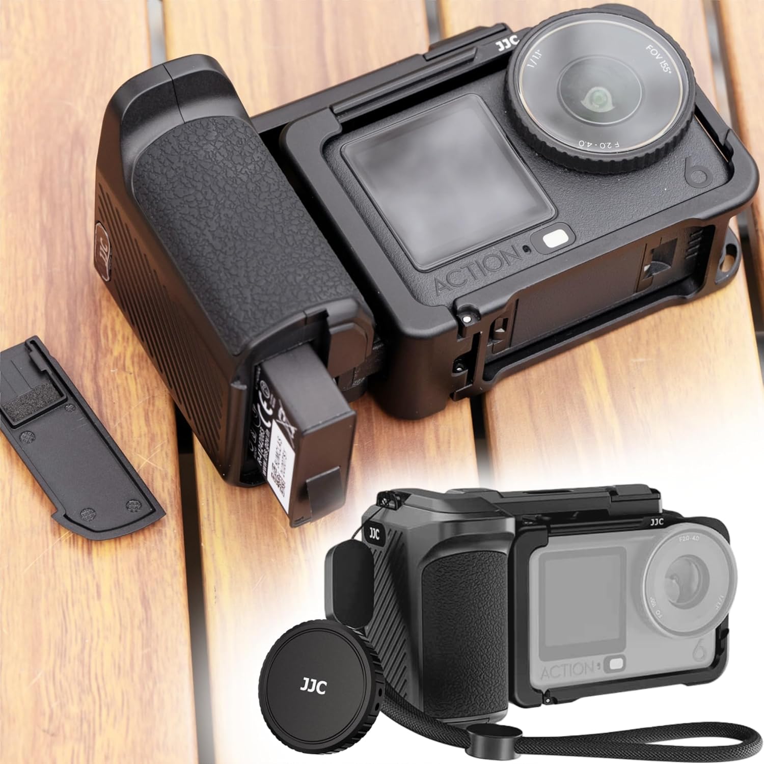 JJC Handle Grip Kit for DJI Osmo Action 6 Accessories