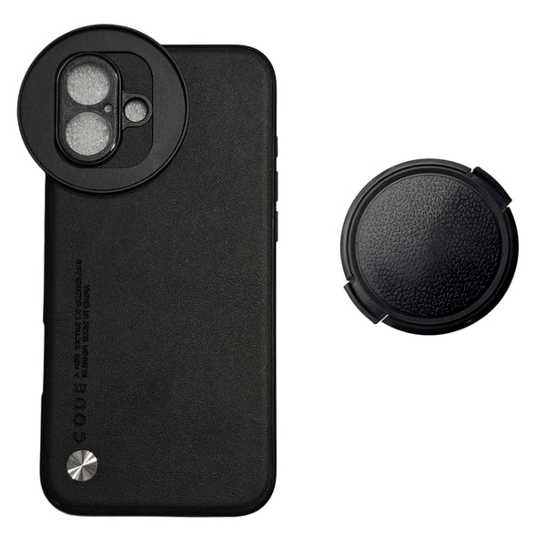 58mm Filter Phone Case for iPhone 16 Plus (Aluminium Slot, Black)