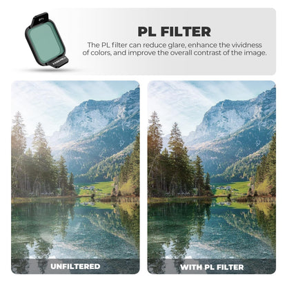 Freewell Standard Day ND Filter Kit for DJI Flip Drone ND8, ND16, ND32, ND64, ND128, PL Filters