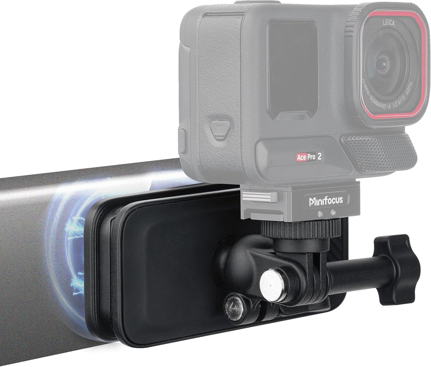 Magnetic Backpack Mount Clip, Universal 360° Swivel Action Camera Clip 