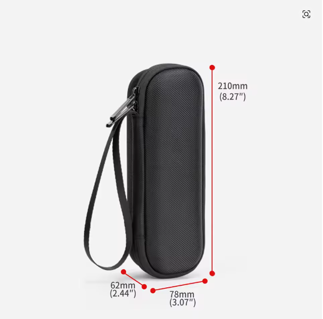 Carrying Case Bag for DJI Osmo Pocket 3 PU Water Splash Proof Protective Storage Hand Luggage Bag Accessories
