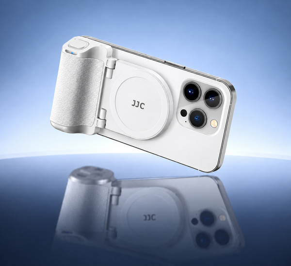 JJC MagSafe Phone Camera Grip with Wireless Shutter Remote (White)