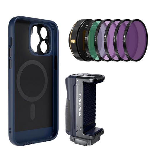 FREEWELL Sherpa Gold Cinemorphic Kit For Iphone 14 Pro And 14 Pro Max Combo