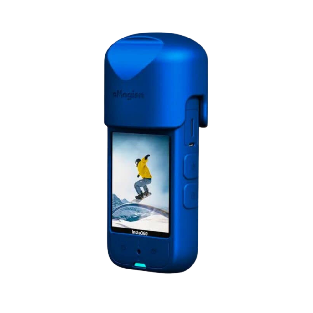 Amagisn Lens Cover Cap for Insta360 One X3 (Blue) (view 3)