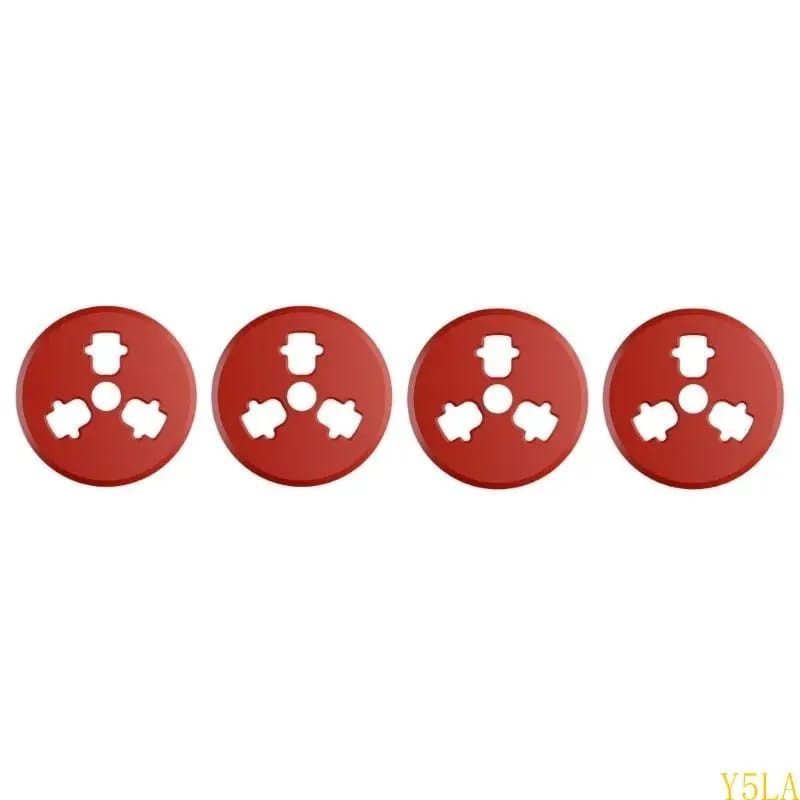 Sunnylife Motor Covers for DJI Air 3 / 3S and Mavic 3 (Red, Set of 4)