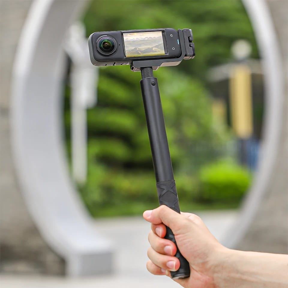 GetZget®Universal Vertical & Horizontal Mount for Insta360 X4 – Dual-Angle Tripod Magnetic Adapter Bracket for Insta360 X4 Action Camera – 1/4" Screw Compatible, Durable Aluminum Alloy