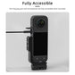 GetZget®Universal Vertical & Horizontal Mount for Insta360 X4 – Dual-Angle Tripod Magnetic Adapter Bracket for Insta360 X4 Action Camera – 1/4" Screw Compatible, Durable Aluminum Alloy