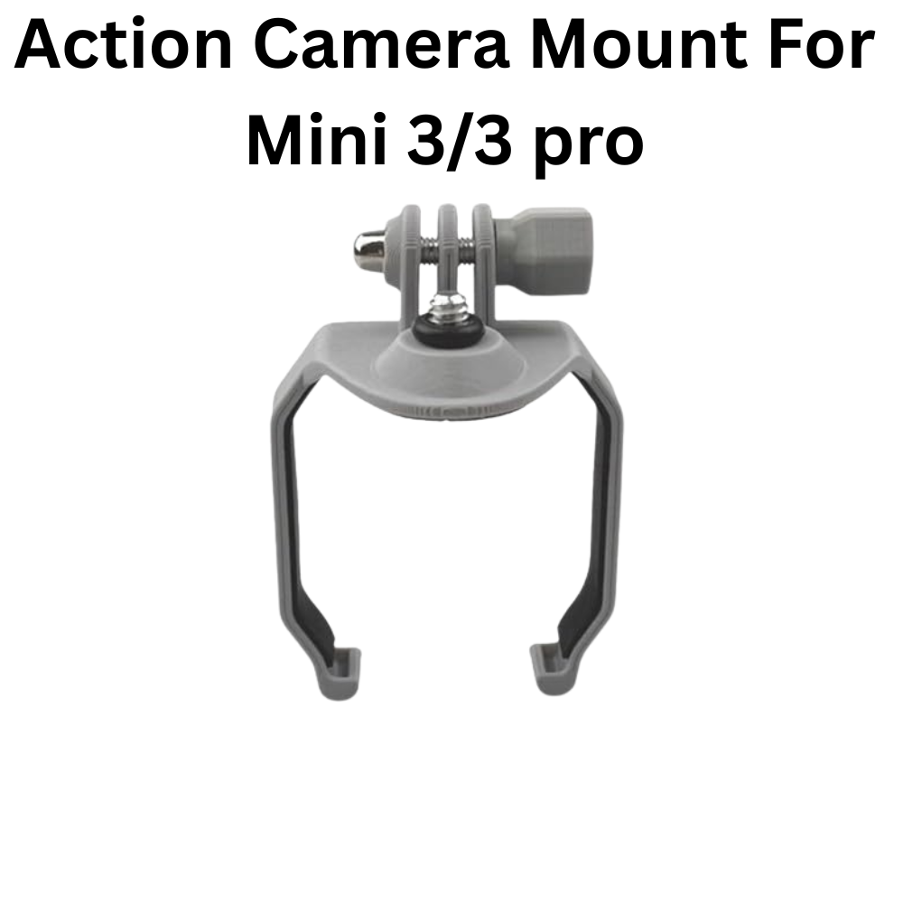 GetZget® Action Camera Mount For DJI mini 3/ 3pro, Insta 360, Go pro, DJI Action Camera Holder Accessories