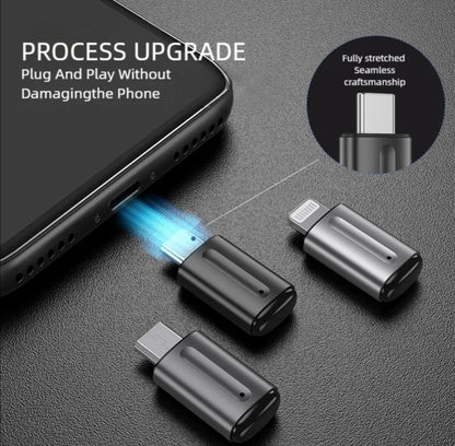 Ocrustar 7th Gen 2025 Mini Smartphone IR Remote Controller Adapter For Android & iOS iPhone Mini IR Blaster Universal Control All in One AC/TV/DTH/DVD/STB (Type-C)