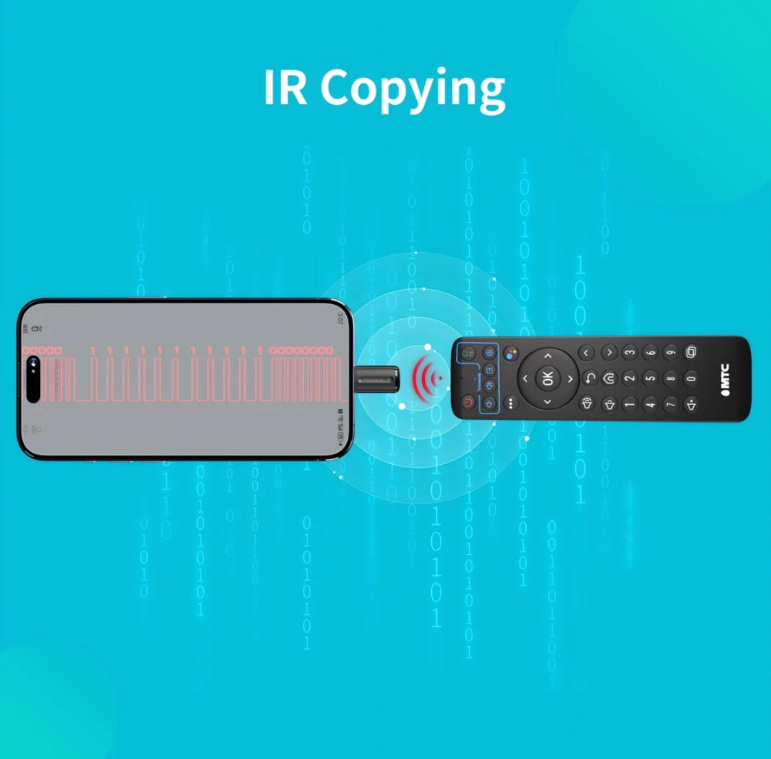 Ocrustar 7th Gen 2025 Mini Smartphone IR Remote Controller Adapter For Android & iOS iPhone Mini IR Blaster Universal Control All in One AC/TV/DTH/DVD/STB (Type-C)