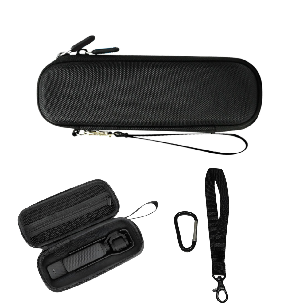 Carrying Case Bag for DJI Osmo Pocket 3 PU Water Splash Proof Protective Storage Hand Luggage Bag Accessories