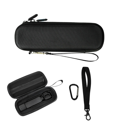 Carrying Case Bag for DJI Osmo Pocket 3 PU Water Splash Proof Protective Storage Hand Luggage Bag Accessories