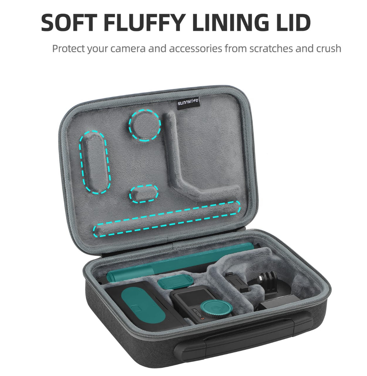 Carrying Case for DJI Osmo Action 5, 4 and 3 Adventure Combo (view 8)