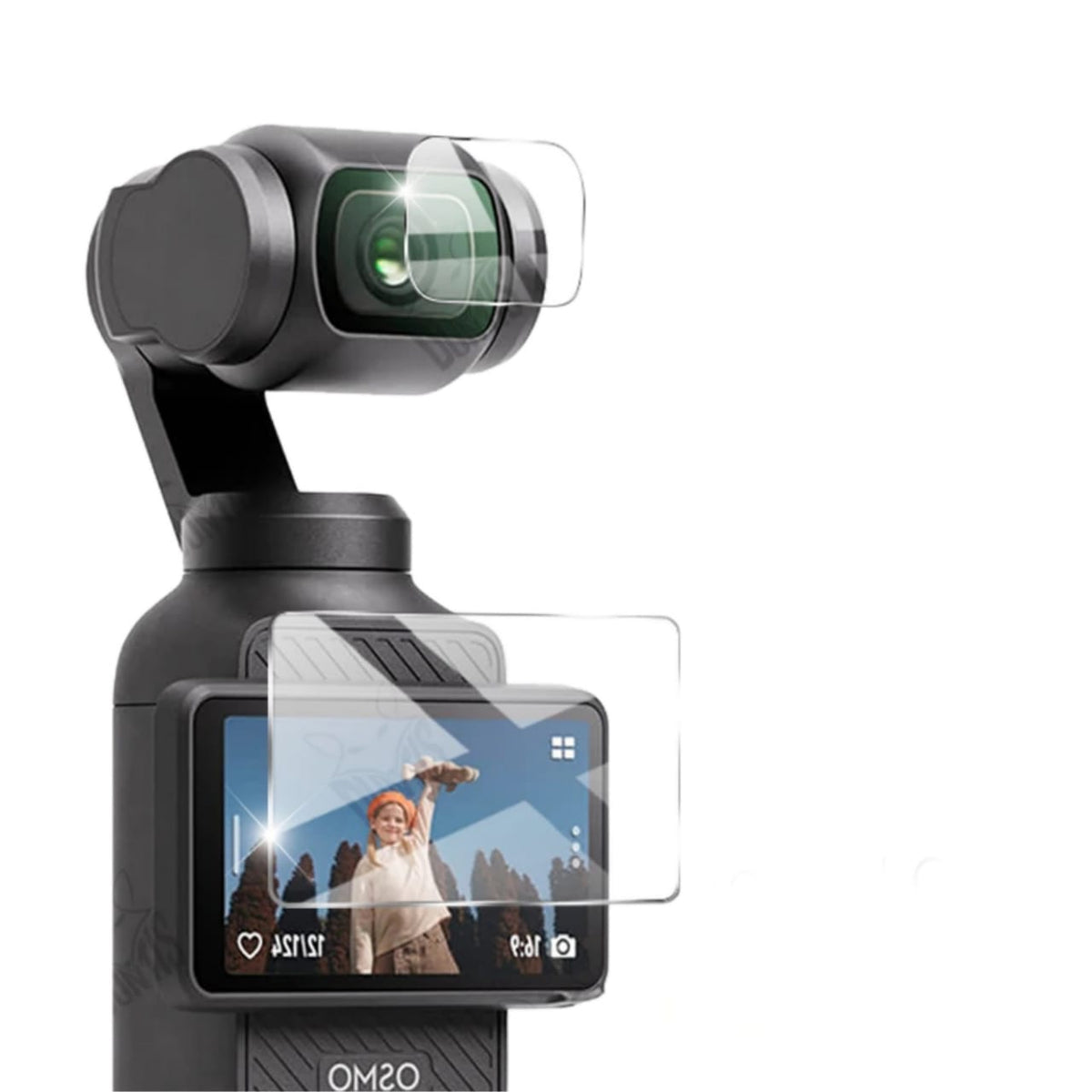 Tempered Glass Screen and Lens Protector for DJI Osmo Pocket 3 (view 8)