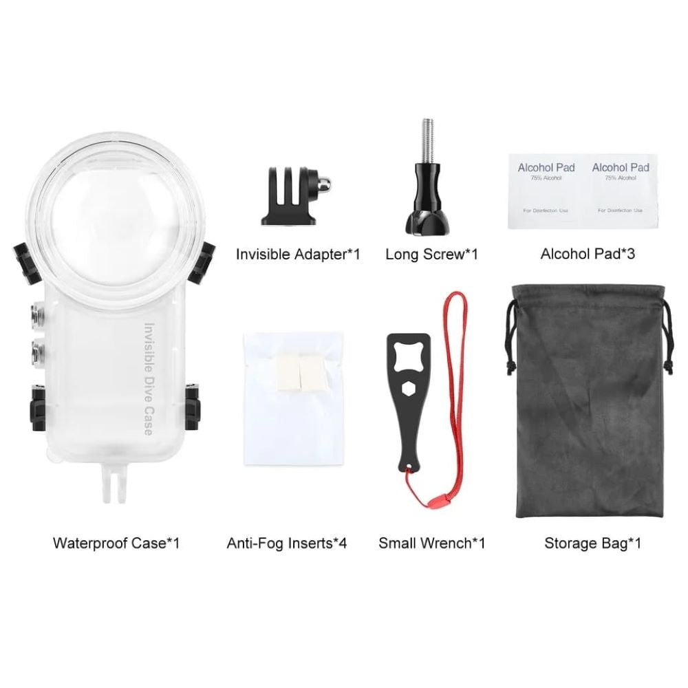 Waterproof Invisible Underwater Dive Case for Insta360 X4 (50m) (view 5)
