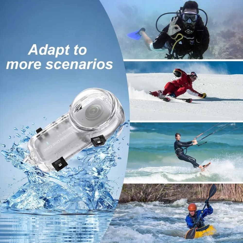 Waterproof Invisible Underwater Dive Case for Insta360 X4 (50m) (view 3)