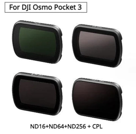 Magnetic Lens Filters For ND16 ND64 ND256 & CPL Filter Set for DJI Osmo Pocket 3