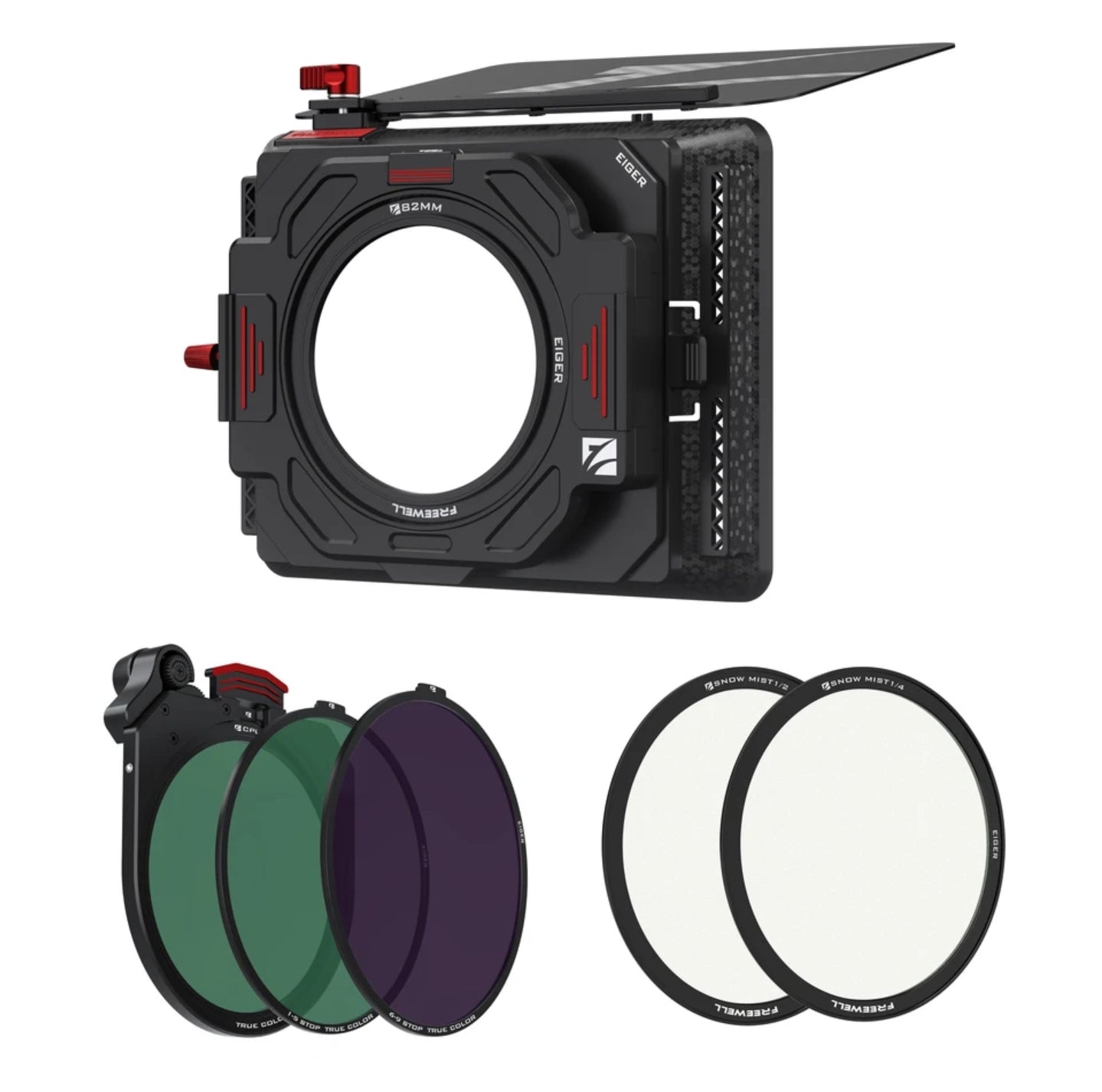 Freewell Starter Kit VND1-5 Stop,VND6-9 Stop,CPL Filters Sets with Eiger Matte Box Compatibility Cameras Photography Accessories