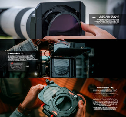 Freewell Starter Kit VND1-5 Stop,VND6-9 Stop,CPL Filters Sets with Eiger Matte Box Compatibility Cameras Photography Accessories