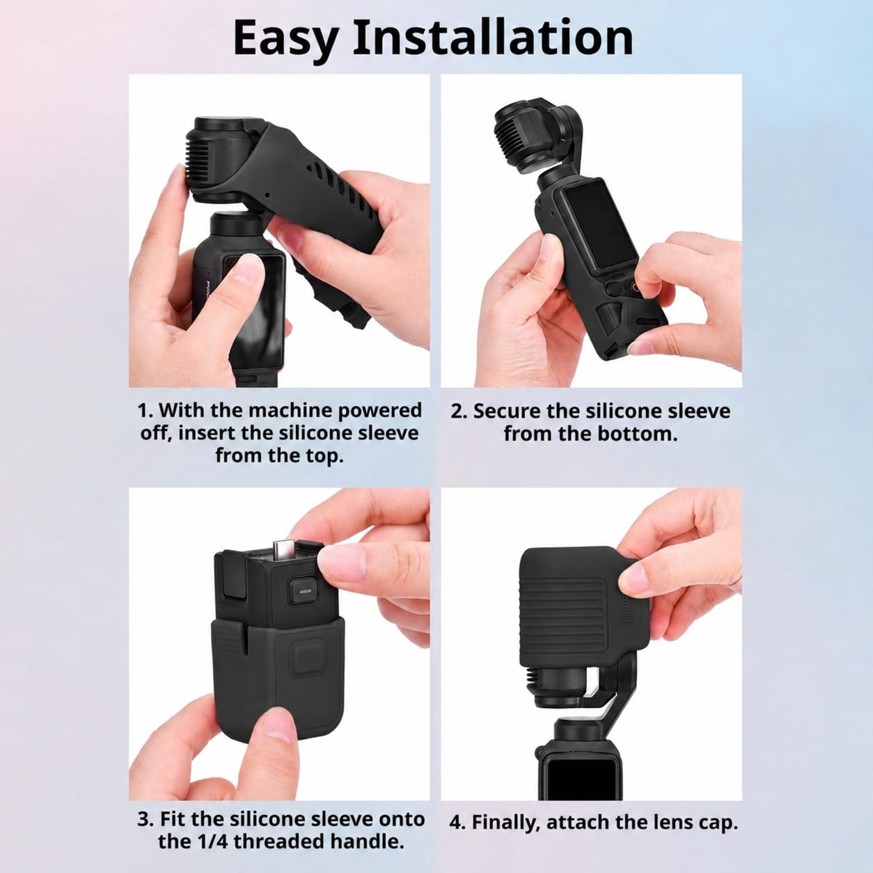 Silicone Cover For DJI Osmo Pocket 4 Creator Combo Camera