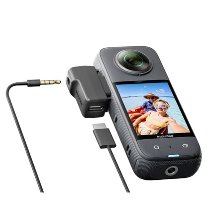 Cynova Original Mic Adapter for Insta360 One x3 Action Camera