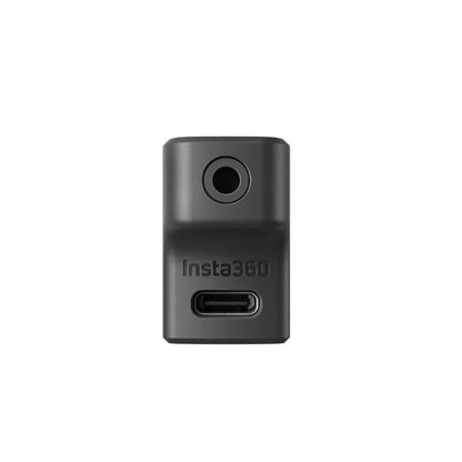 Mic Adapter for insta360 Ace pro 2/ Ace Pro, 2 in 1 Audio Mic and Charging Adapter 