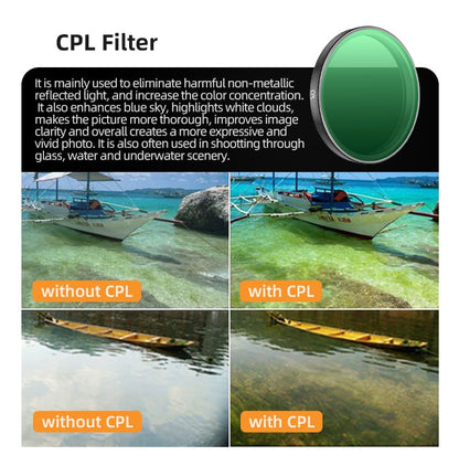  DJI Action 6 Multi-Coated German Glass, Premium ND Filters 6 in 1 Set
