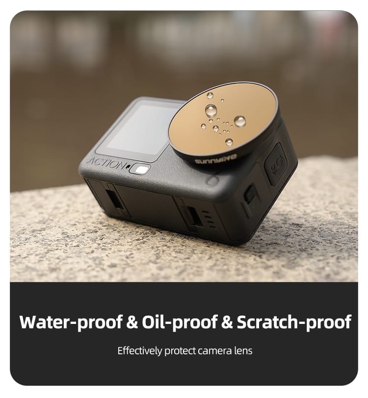   Sunnylife DJI Action 6 Multi-Coated German Glass, Premium Lens ND Filters 