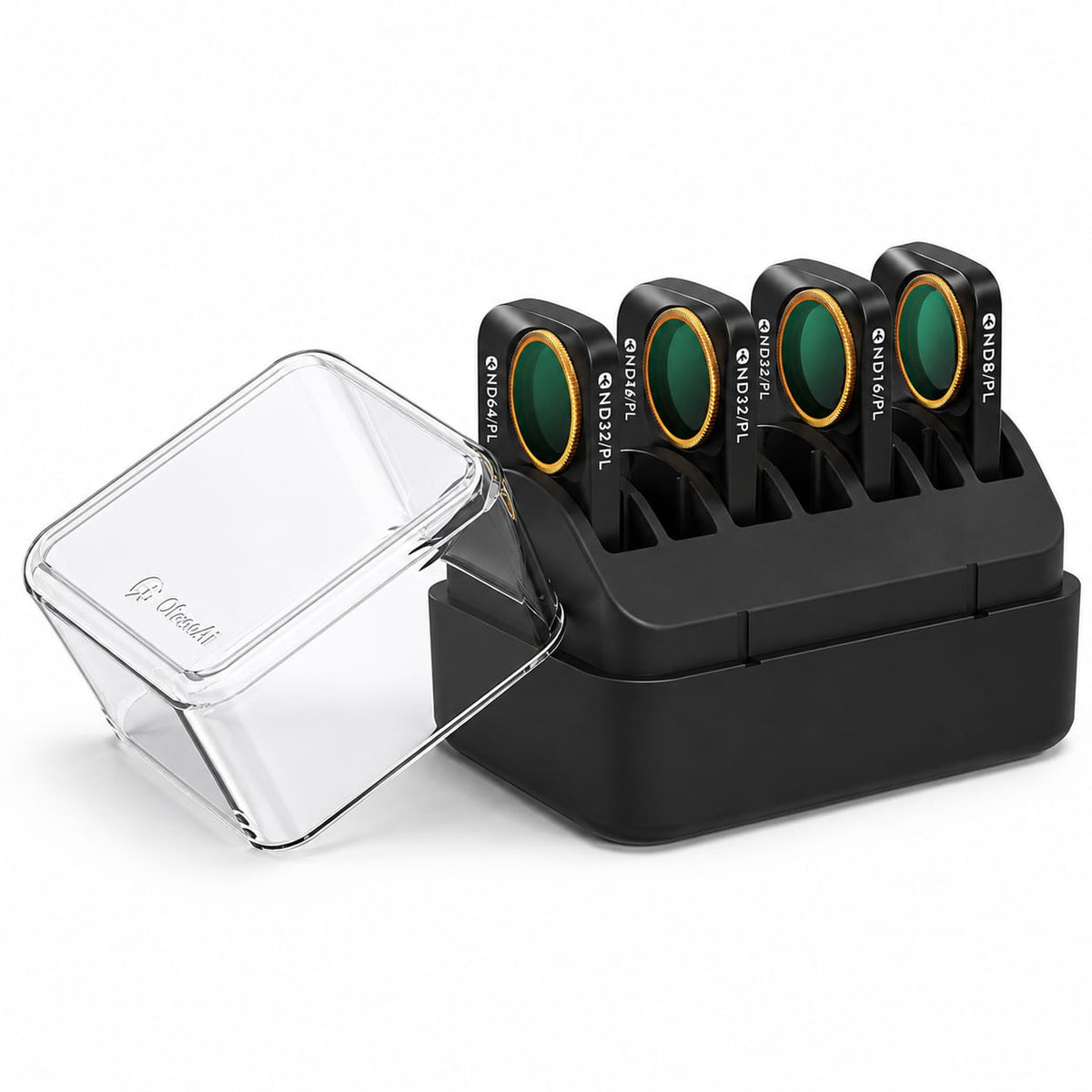 OfeooAi ND/PL Filter Set for DJI Pocket 4 Pro (ND8, ND16, ND32, ND64) (view 2)