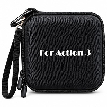 Carrying Case for DJI Osmo Action 6/5 Pro / 4/3 Camera & Accessories Travel PU Compact Mini Bag