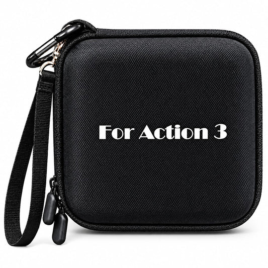Carrying Case for DJI Osmo Action 6/5 Pro / 4/3 Camera & Accessories Travel PU Compact Mini Bag