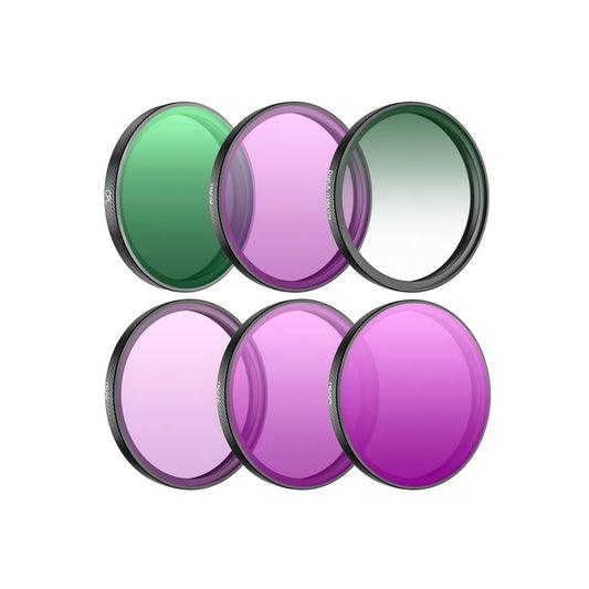  DJI Action 6 Multi-Coated German Glass, Premium ND Filters 6 in 1 Set
