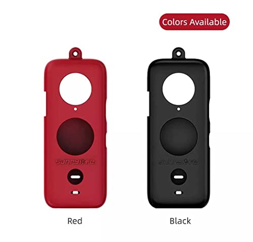 Sunnylife Silicone Body Cover + Lanyard for Insta360 One X2 (Black) (view 3)