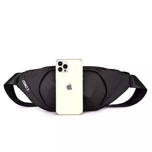 Multi-Purpose Stylish Waist Bag Fanny Pack For Men & Women Travel/ Trekking/ Sports/ Fashion Waterproof Also Compatible With Om 5/ Om 4 SE/ Osmo 3 and other Gimbals GetZget