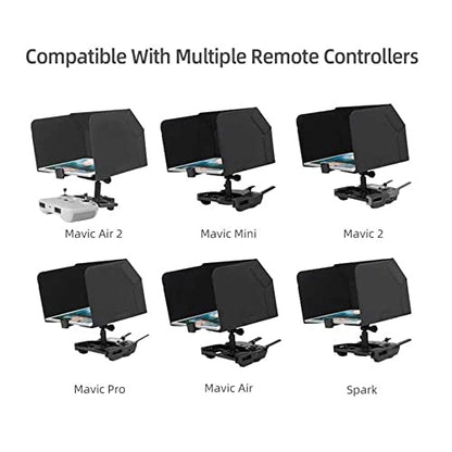 Tablet/iPad Holder with Sun Hood 2 in 1 For DJI Mini 2/ Mavic Air 2/ Mavic Air2s/ Mavic Mini/Mavic Air/Mini 3 pro Remote Controller 