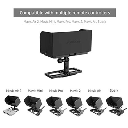 Mobile Phone Holder with Sun Hood For DJI Flip /Neo /Mavic Mini /Mini 2/3/3Pro/Mavic Air 2/2s / Mavic 3 Remote Controller Accessories 