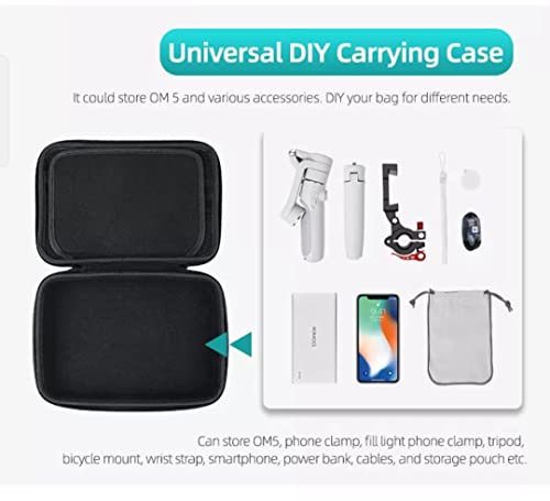 Carrying case Bag for Action 2 and Accessories for DJI Om 5/ Osmo Action/ insta360 Onr R/ Hero Gopro Camera/Multipurpose DIY Carrying Case Bags GetZget