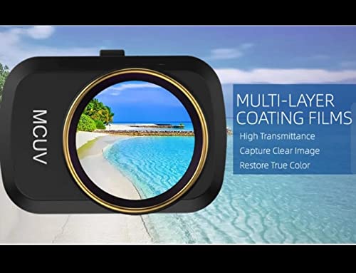 Sunnylife Filter Combo for DJI Mavic Mini/Mini 2/ Mini SE Accessories ND Filters Set MCUV+CPL+ND4+ND8[4 in 1 Set(ND+UV)] GetZget
