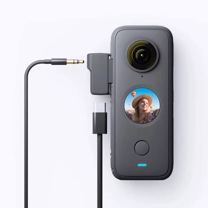Mic Adapter for Insta360 One RS/One X2 Action Camera Accessories GetZget