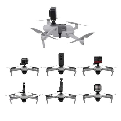Camera Holder Mount for DJI Mavic AIR 2/ AIR 2S ,Use with Gopro series, Insta 360 Series, DJI Osmo Action, Osmo Pocket series Action Camera Mount GetZget