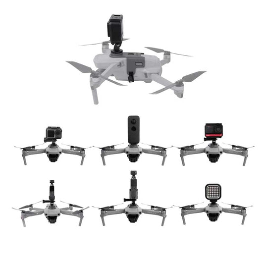 Camera Holder Mount for DJI Mavic AIR 2/ AIR 2S ,Use with Gopro series, Insta 360 Series, DJI Osmo Action, Osmo Pocket series Action Camera Mount GetZget