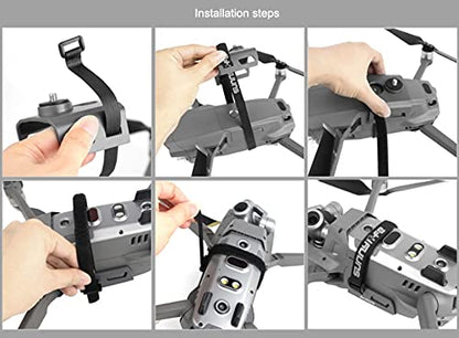 Sunnylife Action Camera Holder Mount for DJI Mavic 2 pro Drone Accessories OSMO Pocket 2/GOPRO /Insta360 ONE X2/OSMO Action GetZget