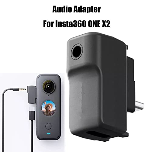 Mic Adapter for Insta360 One RS/One X2 Action Camera Accessories GetZget