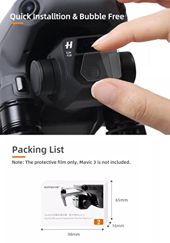 Tempered Glass For Dji Mavic 3 gimbal camera lens Protective Glass(Tempered Glass) GetZget